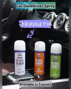 Car Deodorizer Car Spray Air Freshener Interior Deodorant Antibacterial