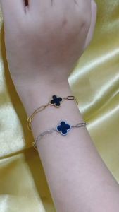 Gelang Bunga Grigi UK13mm Paper Clip Simpel Anti Karat Dan Anti Luntur CantikTerbaru Stainless Steel