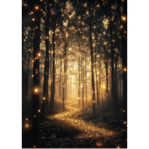 BILIBILI | 500/1000/1200/2000PCS Jigsaw Puzzle Glow In Dark Firefly Forest Scene For Adults Great Weekend Relaxation And Family Fun