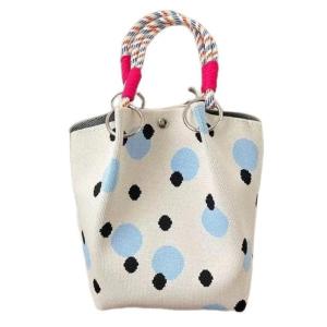 2026 New Versatile Cute Knitted Handbag With 3D Magnetic Snap Handbag Clutch Bag