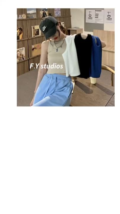 𝙁.𝙔 𝙨𝙩𝙪𝙙𝙞𝙤𝙨 พร้อมส่งจากไทย NO.246 เสื้อกล้ามลําลอง คอกลม แขนกุด เซ็กซี่ ...
