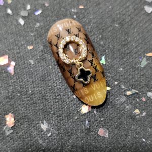 Internet Celebrity Hanging Charm Nail Ornament Diamond Bracelet Classic Style Star Moon Super Shiny Diamond Chain Jewelry Tassel Pendant Chain