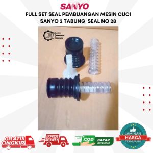 JMT - Full Set Seal Karet Pembuangan Mesin Cuci Sanyo 2 Tabung NO 28