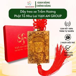 Dây treo xe tượng Phật Tổ Như Lai Vạn An Home bằng trầm hương tự nhiên mang đến may mắn bình an