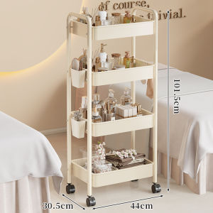 QINQI | Cosmetic Salon Rolling Storage Rack Multi-layer Shelves
