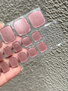 YINCAI | UV Semi-cured Gel Toe Nail Stickers 32 Pieces