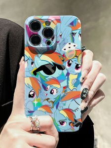 Cute Horse Design Phone Case for Huawei Mate70 Nova13 Pura70 Feling Womens Full Cover Anti-Fall Shockproof Hard Shell Protective Case
