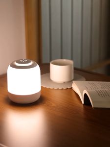 USB Touchable Table lamp 3 colour LED multi-Function Brightness Adjustable TYPE-C Rechargeable Non-Strobe Night Light for Bedroom Ambient Light Desktop Table lamp Bedside Light