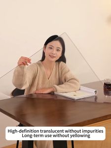 PVC Transparent Table Mat Desk Protector heat insulation And Waterproof Lapik Meja 2mm Oilproof TableMat 桌布桌垫