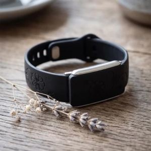 Engraved Silicone Strap for Whoop 5.0 Band Sport Stretchy Watch Fitness Bracelet Correa Elastic Belt Replacement for Women Band