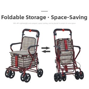 CHIZHIDU | Portable Foldable Shopping Walker