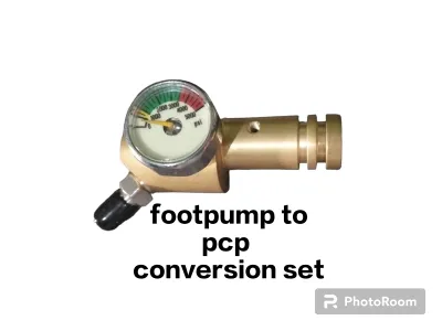 footpump to pcp conversion set