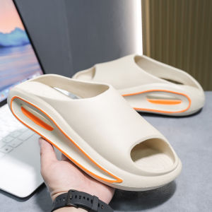 New Mens Eva Flip-Flops with Thick Soles Non-Slip Lightweight and Comfortable Beach Sandals for Home and Outdoor Use Garden Open-Toe Slippers