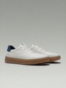 DESAI | Fall New Genuine Leather Training Shoes Breathable Light Casual White Shoes