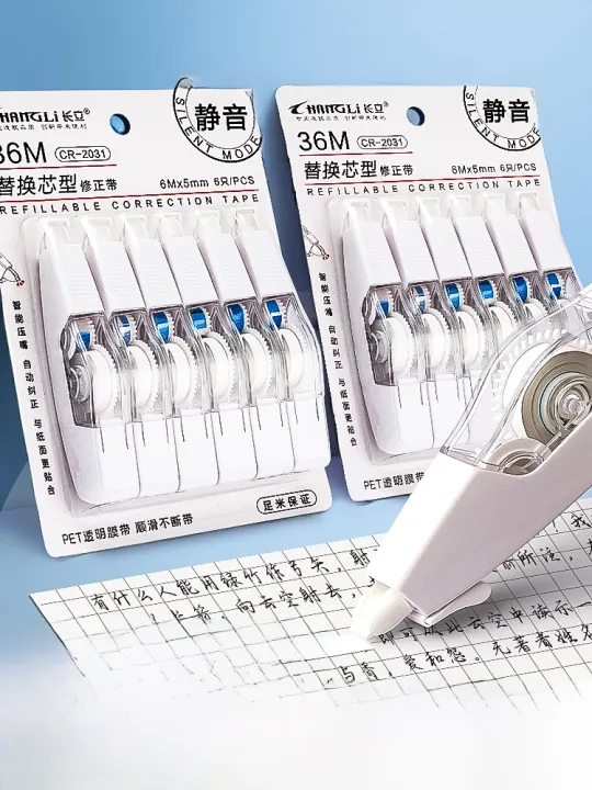 Portable Mini Correction Tape High Capacity Replaceable Core Student ...