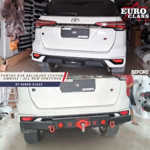 TOWING BAR CUSTOM EMBOSS - ALL NEW FORTUNER