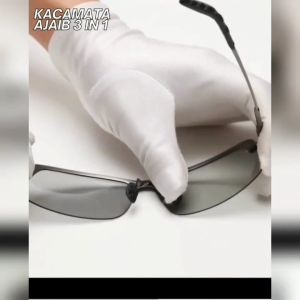 PROMO Kacamata Hitam COD Sunglasses Lensa UV400 Pelindung Mata Bersepeda Terkini Keren