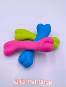 Xương cao su tự nhiên cho chó gặm sạch răng tăng cường sức khỏe phụ kiện thú cưng - GiGi Pet Shop