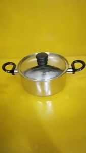 Nồi inox nội địa Nhật size 21cm cao 10cm (mã 551) Dùng được bếp từ