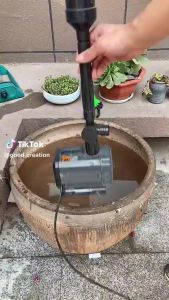 Fountain Pump Nozzle Set Fish Pond Fountain Pump Small Pond Water Fountain Pump Adjustable Height