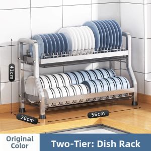 Bowl and Chopsticks Organizer with Drying Rack
