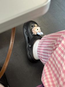 Shelliemay Hole Shoes Thick Sole Womens Black Summer Outdoor Non-Slip Stinky Cute Increased Sense of Shit Beach Shoes New Arrival