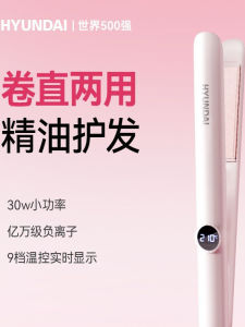 Negative Ion Dual-Purpose Hair Straightening And Curling Iron Mini Portable Dormitory Straightening Board for Women Hair Styling Tools