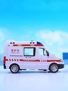 Mô hình xe cứu thương loại to có đèn có nhạc cho bé trai và bé gái- đồ chơi giáo dục