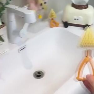 Foldable Crevice Cleaning Brush Multifunctional Kitchen Bathroom Triangular Brush Household Portable No Dead Angle Stove Brush