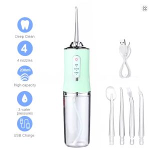4 Cái/bộ Đầu Phun Nha Khoa Có Thể Thay Thế Cho Máy Tưới Tiêu Miệng Máy Tăm Nước Máy Tăm Nước Điện Monojet Có Pin Sạc USB