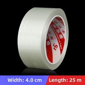 Mileqi | Strong High Adhesive Grid Transparent Heat-resistant Fiber Tape Single Sided