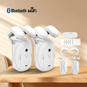 Bộ Mở Rèm Tự Động Thông Minh Điều Khiển Từ Xa Bluetooth WiFi Với Ứng Dụng Hẹn Giờ Bằng Giọng Nói Và Cảm Biến Ánh Sáng Tương Thích Với Thanh T/U/Rome