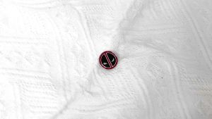 Bandai | Deadpool anime merchandise belt brooch retro casual belt lapel pins