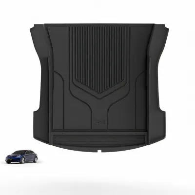 3W | Universal TPE Floor Mat For Right-hand Drive Tesla Model Y Model 3
