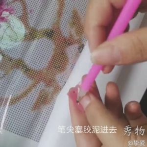 Model Diy Lukisan Sulaman Berlian Mainan Edukasi Jahitan Bersilang Desain Unicorn