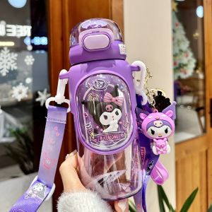 Water Bottle High-quality stylish  600ml Children water bottle Student bottle (No Pendent)