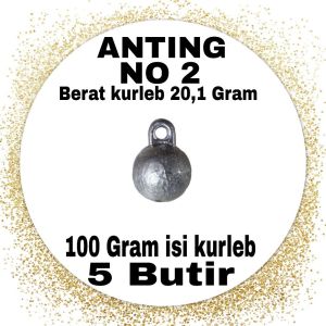 Paket 100 Gram / 1 Ons timah pancing model anting