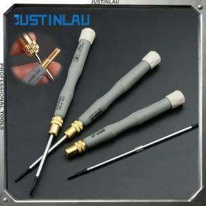 JUSTINLAU 1PC 2mm Precision Mini Slotted Cros Thin Screwdriver Watch Phone Tablet Computer Repair Screwdriver Manual Repair Tool