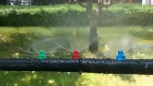 90/180/360 Degree Misting Nozzle 13cm Stake Sprinkler for 1/4"Hose Garden Irrigation Sprinkler Drip Watering Agriculture Sprayer