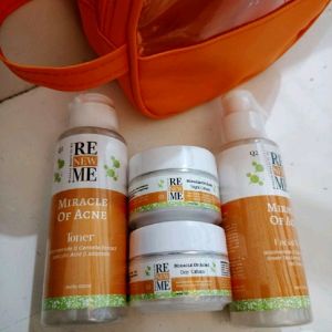 RENEW ME PAKET ACNE SERIES 4 ITEMS PAKET / PERAWATAN WAJAH SENSITIF BERMINYAK BERJERAWAT BPOM ORIGINAL