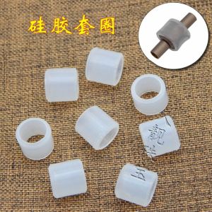 กุญแจโซ่ข้อมือแบบป้องกันการลื่นสำหรับสายโซ่เหล็กขนาด 2-3 มม. ปลอกกันลื่นสำหรับสายโซ่หนัง หัวเข็มขัดโซ่ข้อมือแบบแยกแยะ