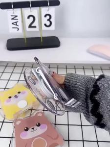 Cute Cartoon Universal Phone Tablet Stand Portable Foldable Desktop Bracket Multi-functional Adjustable Mount for Phone Tablet