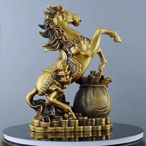 Home Decor Display Ornaments Statues Deer Horse Polyresin Sculpture Creative Collectible