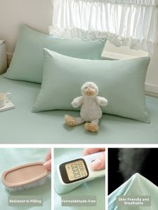 MENGWEIJUE | Washable Cotton Pillow Protector