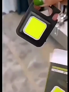 Keychain Light Gantungan Kunci Senter Mini COB LED Emergency / Lampu Camping Kecil Portable Pencahayaan Darurat Memancing Outdor Hiking / Penerangan Saku Super Terang Rechargeable Tahan Air Multifungsi