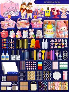 Modeling Light Clay Kit Soft Clay with Glaze Oil
