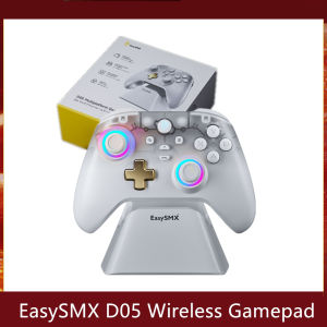 EasySMX | Tay Cầm Chơi Game Không Dây EasySMX Cho Nintendo Switch PC - Cần Điều Khiển Cảm Ứng Hall Effect RGB Kết Nối Bluetooth & USB Cho Windows