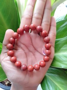 สร้อยข้อมือหินแท้เรดแจสเปอร์ ขนาด 8 มิล
