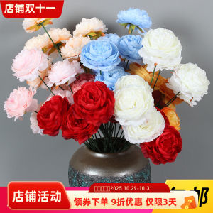 Artificial Peony Flowers for Wedding Decoration Church Flower Arrangements Hall Decorations Modern Simplicity Style Handmade Silk