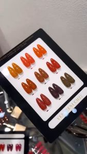 Vendeeni CM22 Autumn Golden Flash On Diamond Gel Nail Polish 9 color gelcolor美甲碎钻猫眼甲油胶爆闪金秋甲油胶美甲套装 1btl 15ml